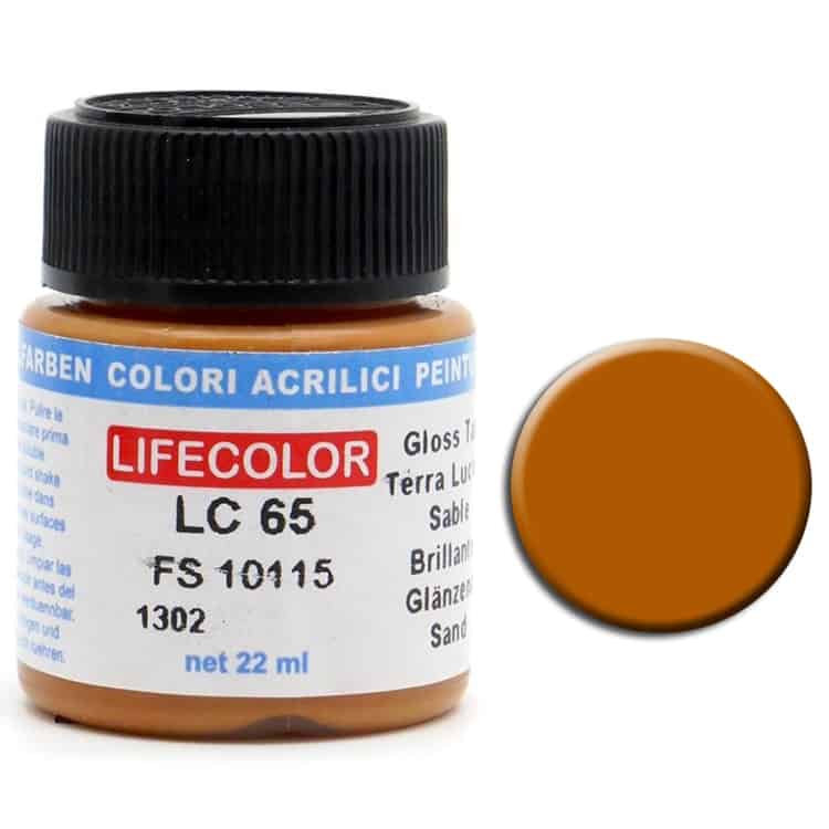 LifeColor Gloss Tan (22ml) FS 10115 | Graphic Air