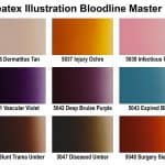 Createx Illustration Bloodline Colour Chart