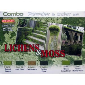 LifeColor Lichens and Moss Powder and Colour Set